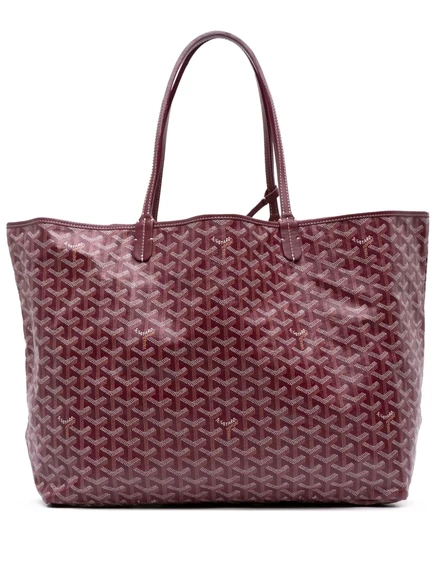 Сумка-тотализатор Goyardine Saint Louis PM, бывшая в употреблении в 2012 году red