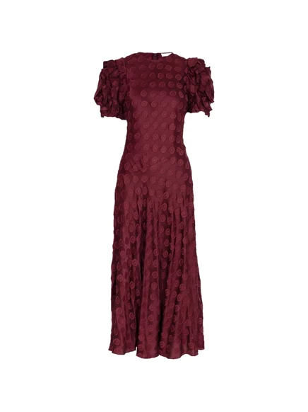 Женское платье Ulla Johnson Elvia, красное в горошек