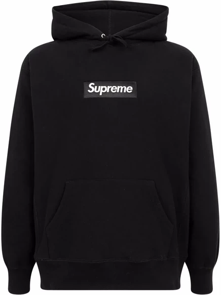 Унисекс худи Supreme Box Logo, черное
