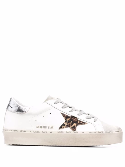 Женские кеды Golden Goose Hi Star, белые