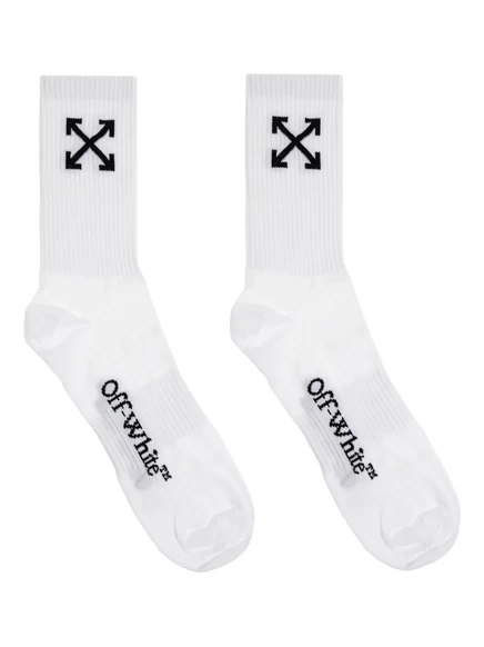 Мужские носки Off-White с логотипом-стрелкой, белые