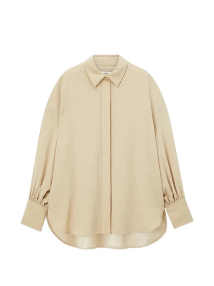Женская рубашка Joseph Camilia свободного кроя, бежевая