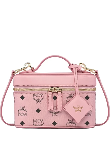 Женская сумка-тоут MCM Aren Visetos Vanity, розовая