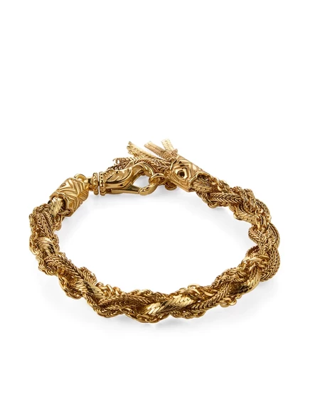 Браслет Emanuele Bicocchi Round Braid, золотистый