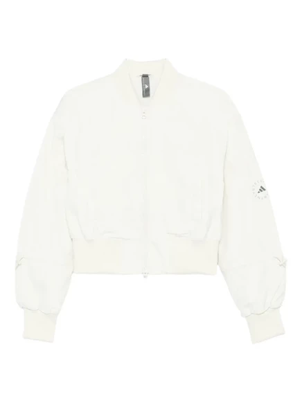 Женская бомбер-куртка Adidas By Stella McCartney, белая