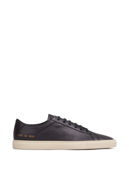 Мужские низкие кроссовки Common Projects кожаные, синие
