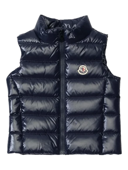 Детский стеганый жилет Moncler Enfant, синий
