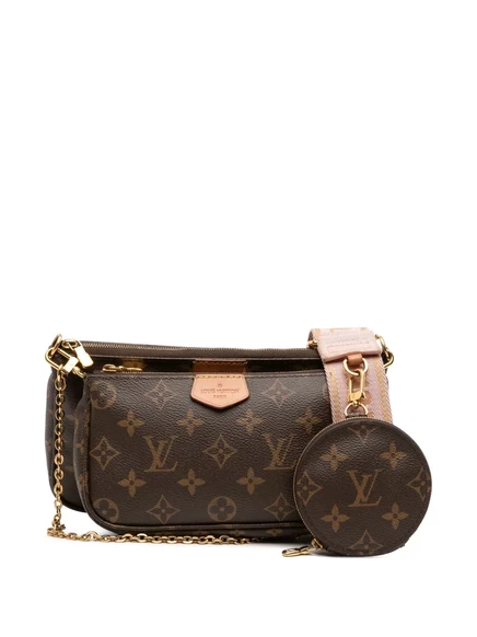 Женская сумка Louis Vuitton Pre-Owned Multi Pochette, коричневая