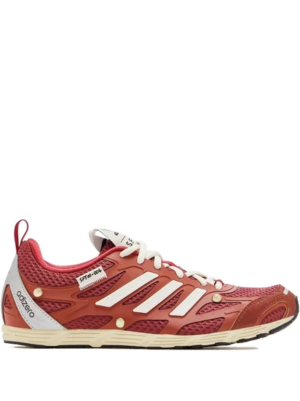 Унисекс кроссовки adidas adizero pr сетчатые, красные
