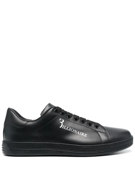 Кроссовки с низким верхом с логотипом Billionaire black