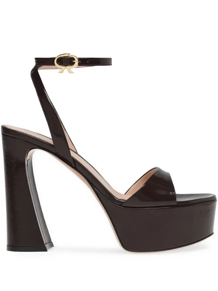 Женские босоножки Gianvito Rossi Nancy на платформе, красные