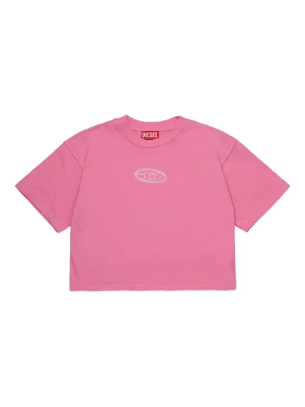 Детская футболка Diesel Kids Tixan, розовая