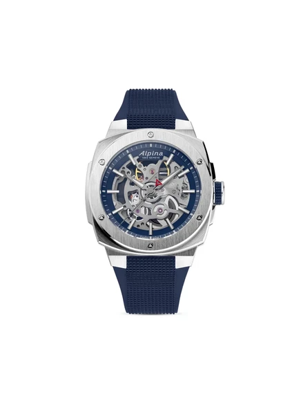 Мужские часы Alpina Alpiner Skeleton автомат, серебристые