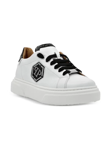 Кроссовки для мальчиков Philipp Plein Junior низкие, белые