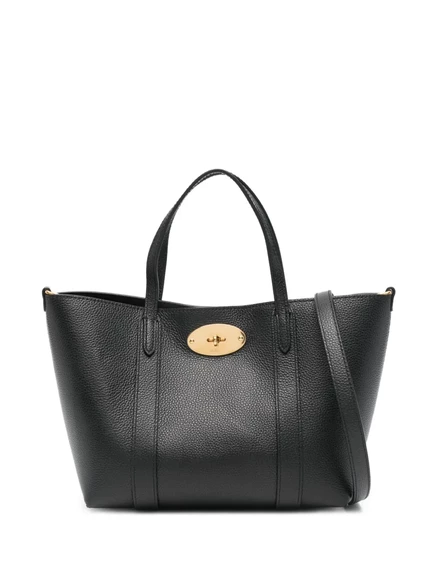 Женская сумка-тоут Mulberry Small Bayswater из зернистой кожи, черная