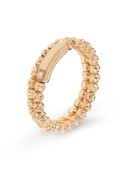 Женское кольцо Officina Bernardi Moon 18-каратное с бриллиантом, золотое