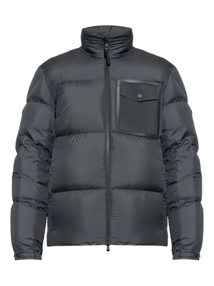 Мужская пуховая куртка Moncler Chinon стёганая, черная