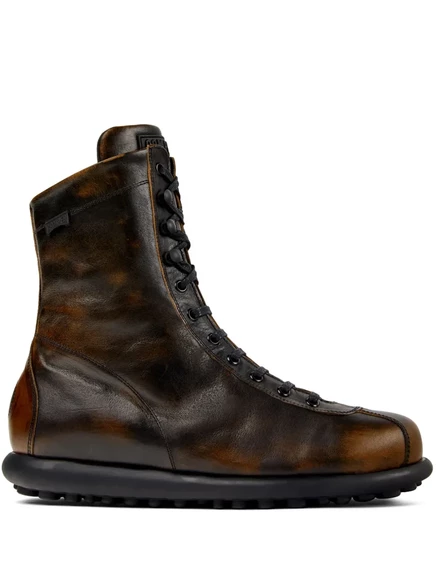 Кожаные ботинки Camper Ariel на шнуровке  brown