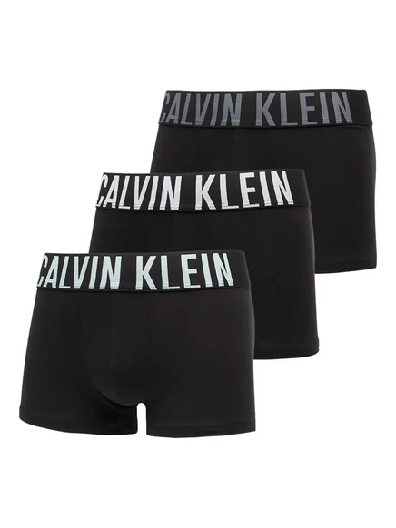 Мужские боксеры Calvin Klein 3 шт. с логотипом, черные