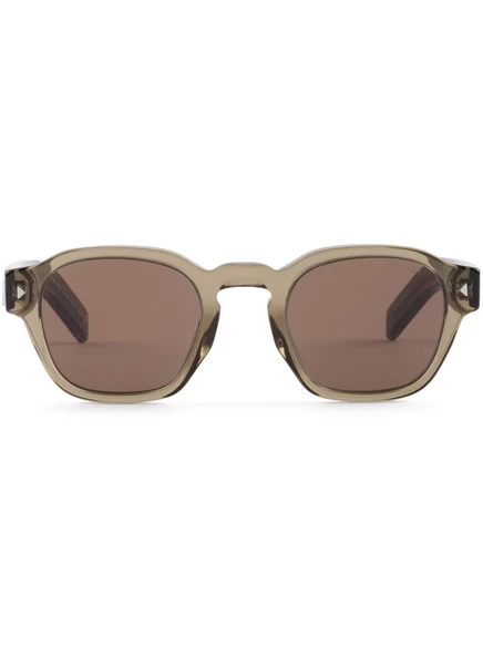 Солнцезащитные очки в круглой оправе Prada Eyewear brown