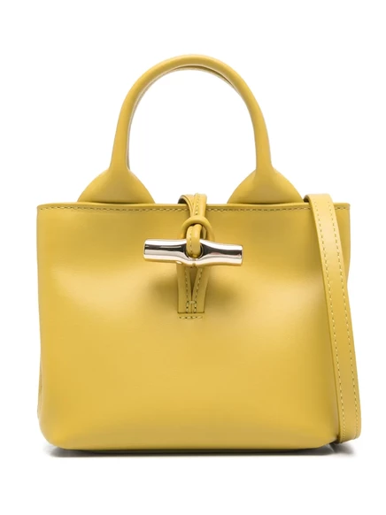 Женская сумка-тоут Longchamp Le Roseau мини, зеленая