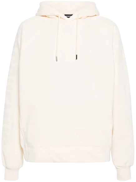 Мужское худи Jacquemus Le Hoodie Typo, слоновая кость