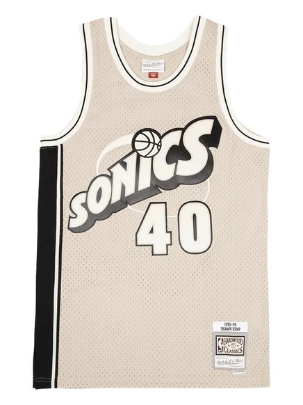 Мужская майка Mitchell & Ness Swingman SuperSonics 1995, хаки