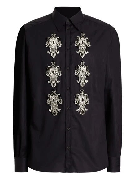 Рубашка с украшением от Dolce & Gabbana
