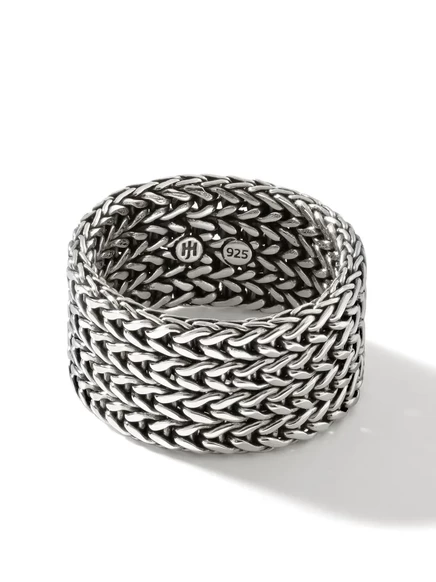 Кольцо John Hardy Classic Chain 12 мм, стерлинговое серебро