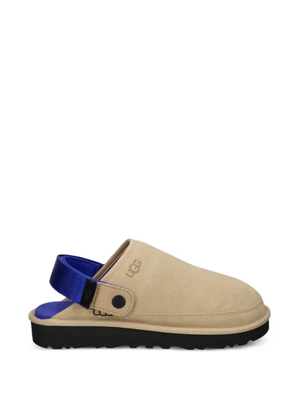 Мужские сабо UGG Goldencoast II с ремешком, бежево-синие