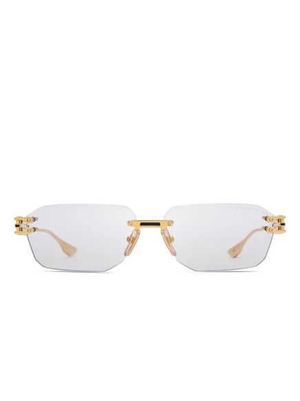 Солнцезащитные очки Dita Eyewear геометрической формы, золотистые