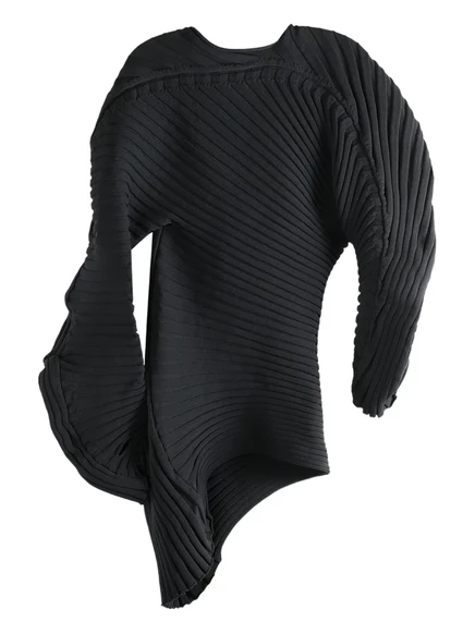 Женский свитер Issey Miyake асимметричный, черный