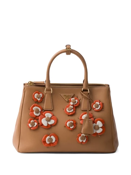 Большая сумка-тоут Prada Galleria brown