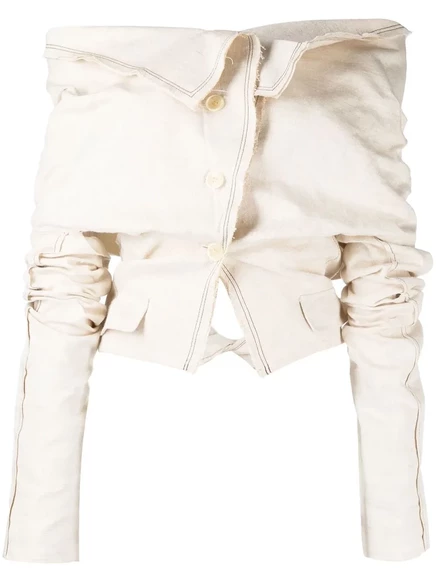 Женская блузка Jacquemus Camargue, коричневая