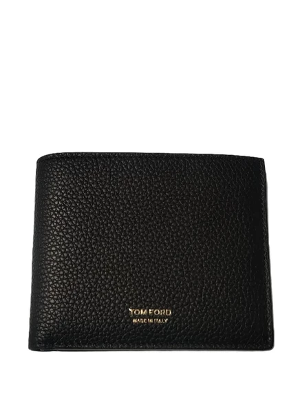 Мужской кошелек Tom Ford с логотипом, черный