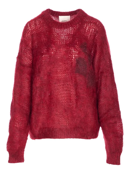 Женский свитер Isabel Marant Mirella шерстяной, красный