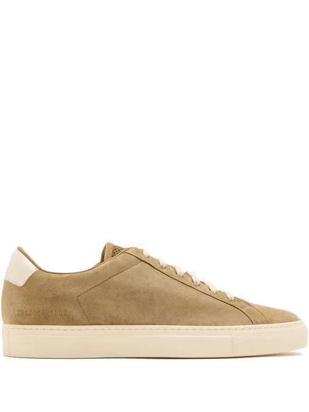 Мужские кроссовки Common Projects замшевые с панелями, бежевые