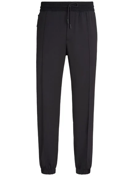 Мужские джоггеры Zegna из шерсти, черные