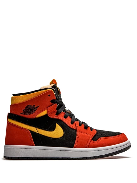 Унисекс кроссовки Jordan Air 1 Zoom «Chile Red», красные