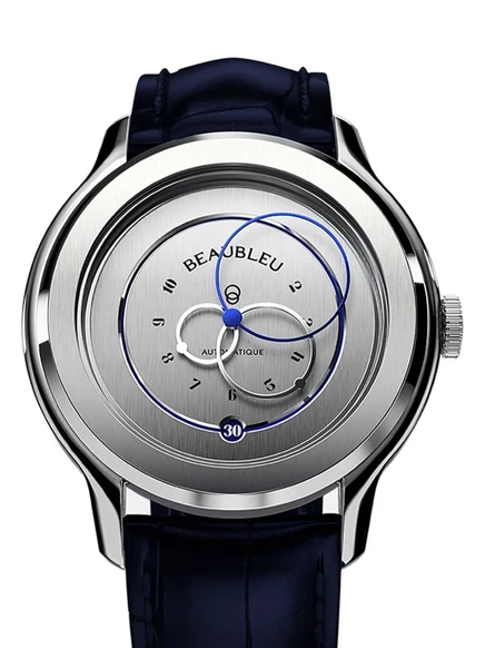 Унисекс часы Beaubleu Ecce Vesperal 39 мм, серебристые