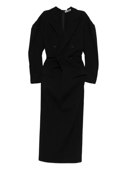Женское платье Issey Miyake Like Torso Like Blazer макси, черное