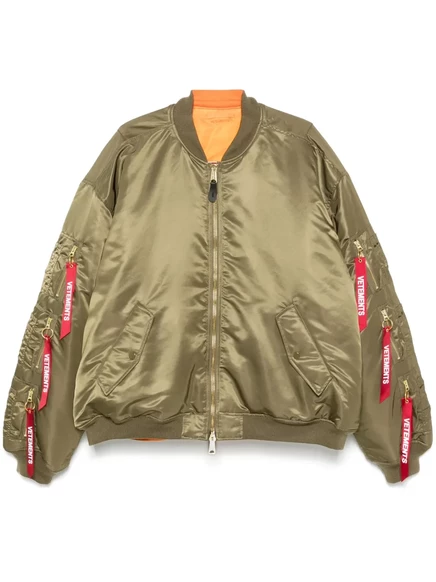 Куртка-бомбер VETEMENTS cargo green