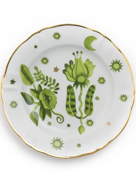 Блюдо Bitossi Home Floreal 20,5 см, зеленое