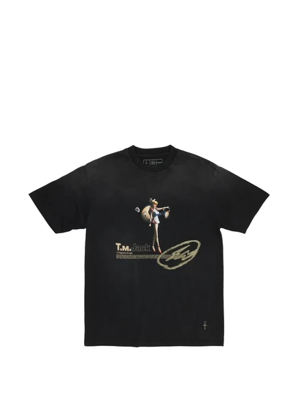 Футболка Трэвиса Скотта Cactus Jack x Fragment x Takashi Murakami с изображением Токийского Джека