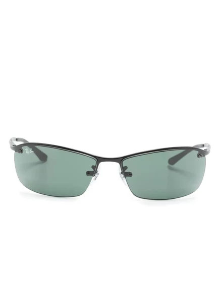 Мужские очки Ray-Ban в оправе-маске, черные