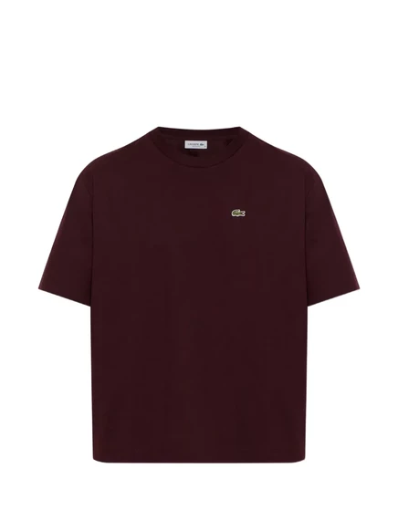 Женская футболка Lacoste с логотипом, красная