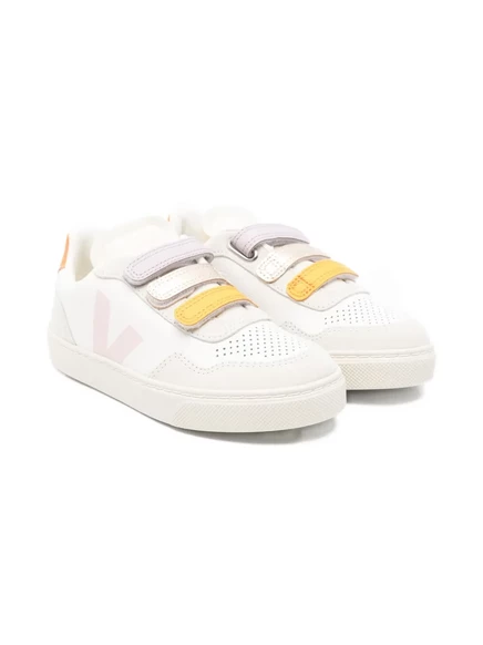 Детские кроссовки VEJA Kids кожаные, белые