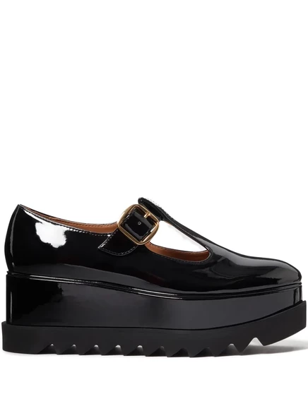Туфли-лодочки на платформе с пряжкой от Stella McCartney black