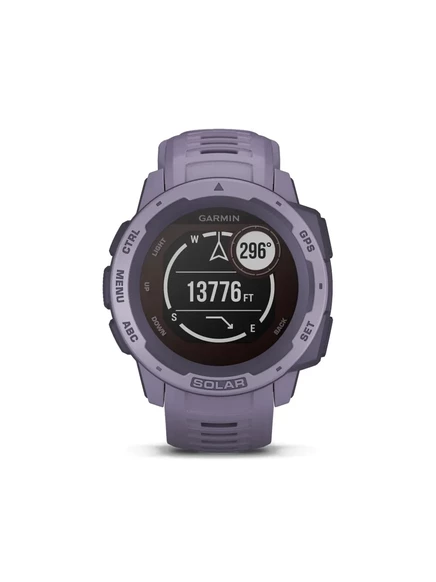 Унисекс смарт-часы Garmin Instinct Solar 45 мм, фиолетовые
