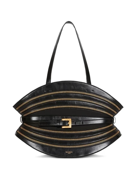 Сумка Balmain medium Shuffle на молнии через плечо black